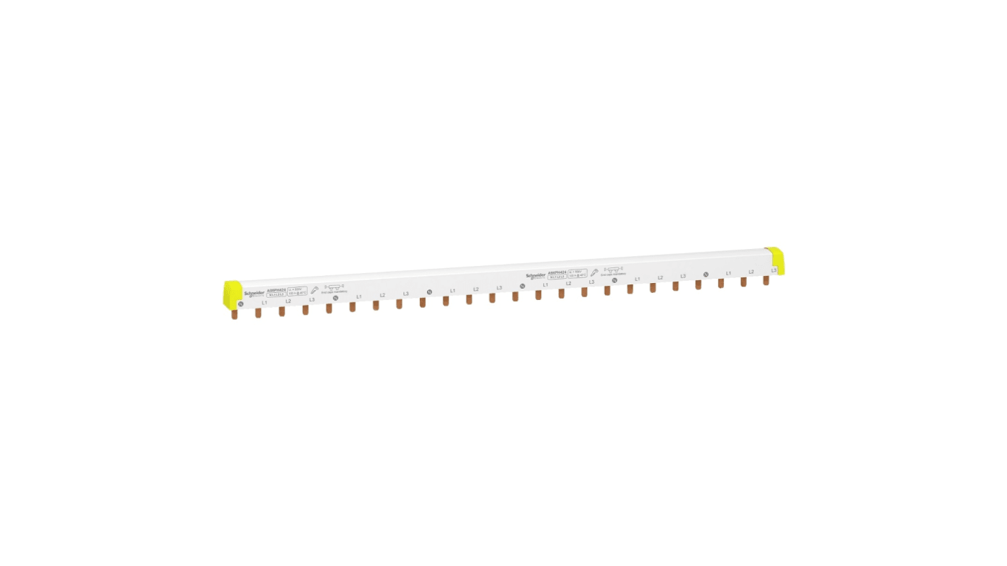 Schneider Electric Acti 9 4 Phase Busbar, 415V ac, 18mm Pitch
