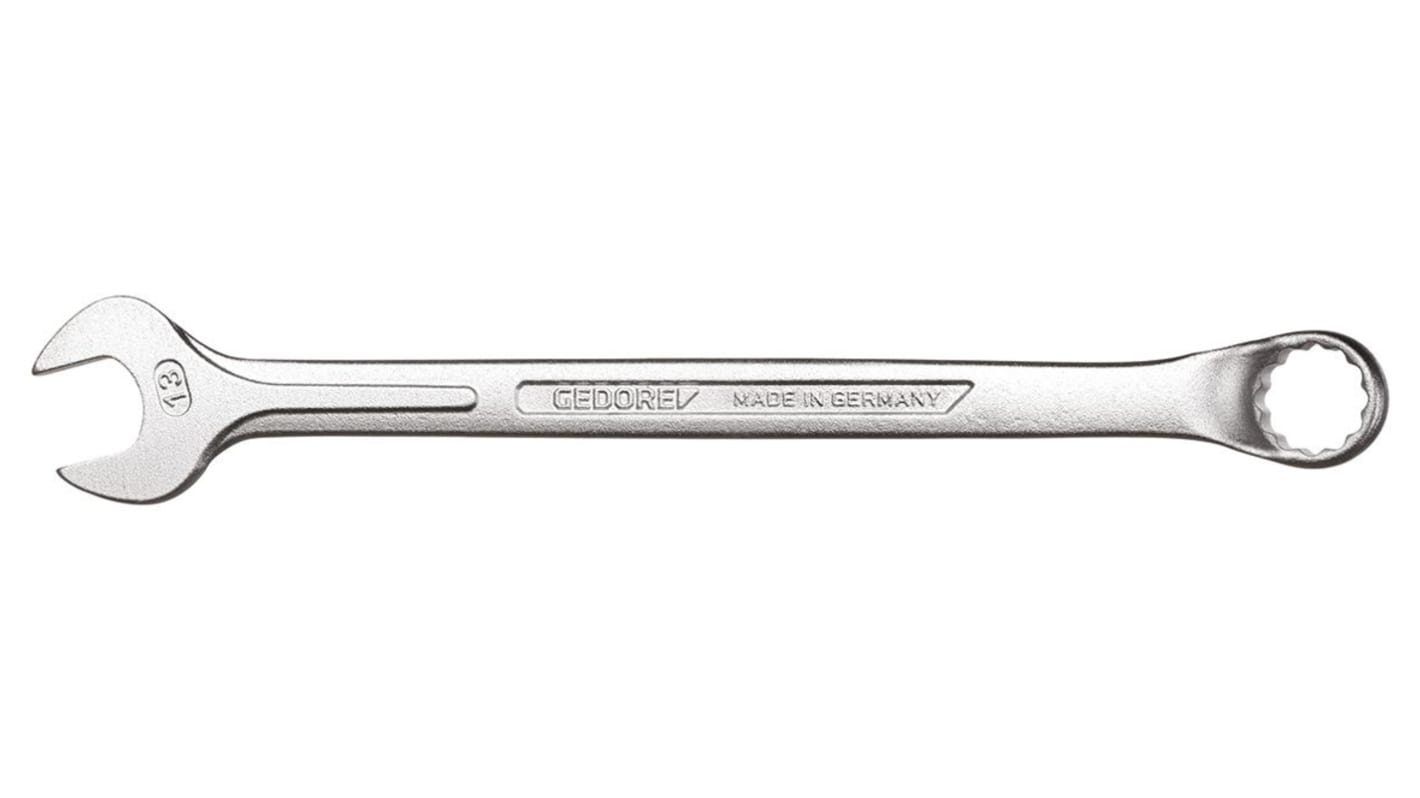 Chiave combinata Gedore 1 B, lungh. 232 mm, bocca poligonale 17mm, in Acciaio al vanadio