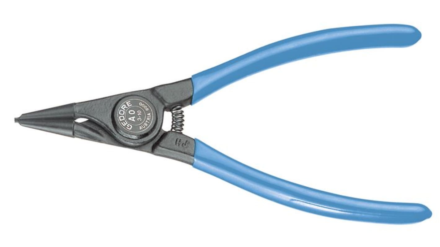 Gedore Circlip Pliers, 320 mm Overall, Straight Tip, 85,5mm Jaw