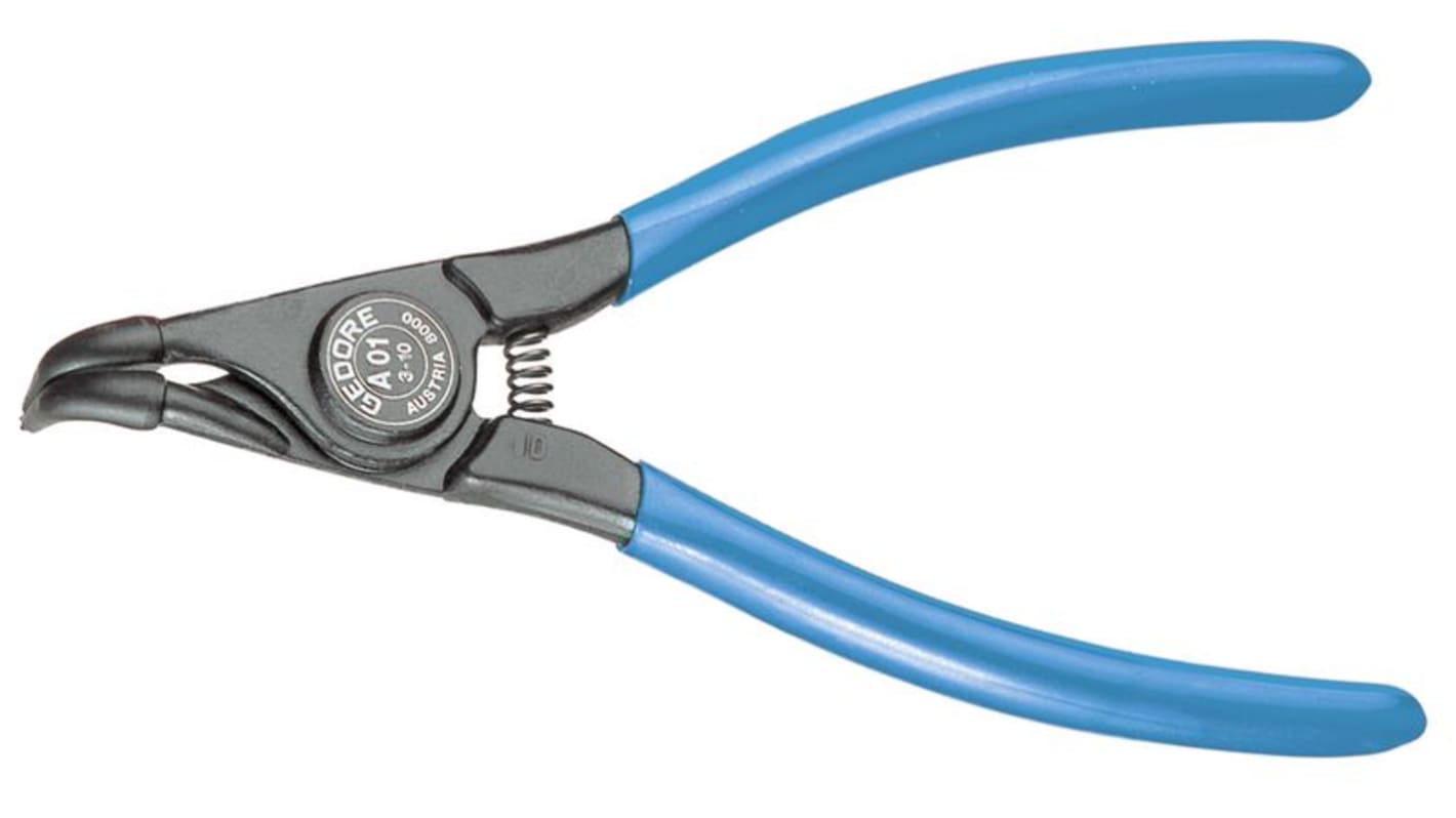 Gedore 6702430 Circlip Pliers, 170 mm Overall, Bent Tip, 43mm Jaw