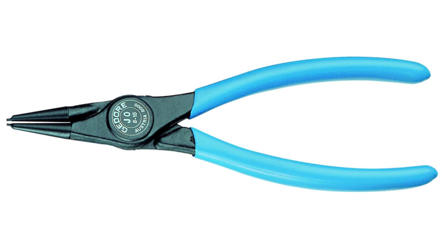 Gedore Circlip Pliers, 322 mm Overall, Straight Tip, 84,5mm Jaw