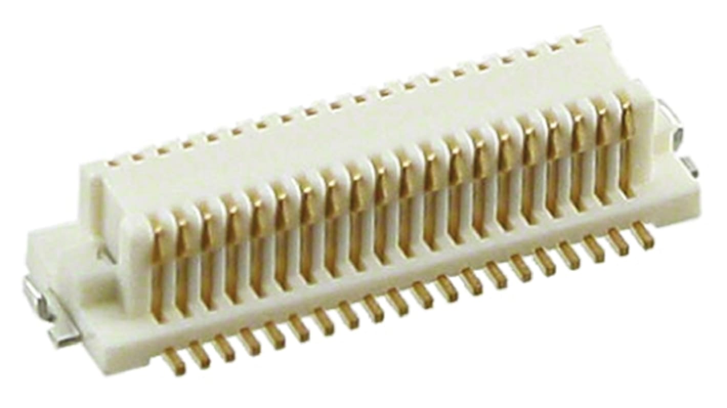 Gniazdo PCB 40 -pinowe 2 -rzędowe raster: 0.5mm typu płytka – płytka Proste SMD