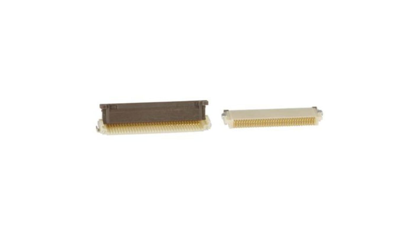 Hirose FH12, SMD FPC-Steckverbinder, Buchse, 34-polig / 1-reihig, Raster 0.5mm Lötanschluss
