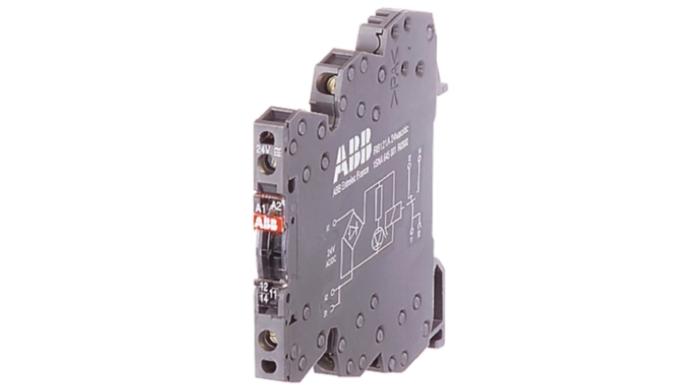 ABB Solid State Relay, DIN Rail Mount, 230 V ac/dc Control