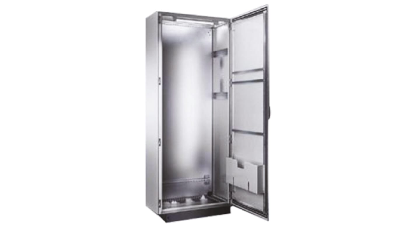 Rittal 单门落地机柜, IP55, 1800 x 600 x 400mm, 不透明门, 灰色, SE8系列