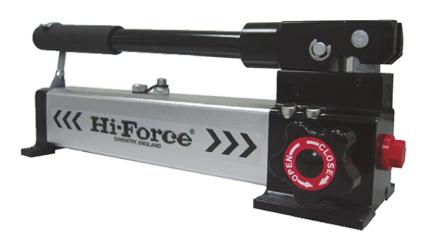 Pompa idraulica manuale Hi-Force, Doppia velocità, capacità olio 0.5L, dimensioni 315 x 100 x 135mm