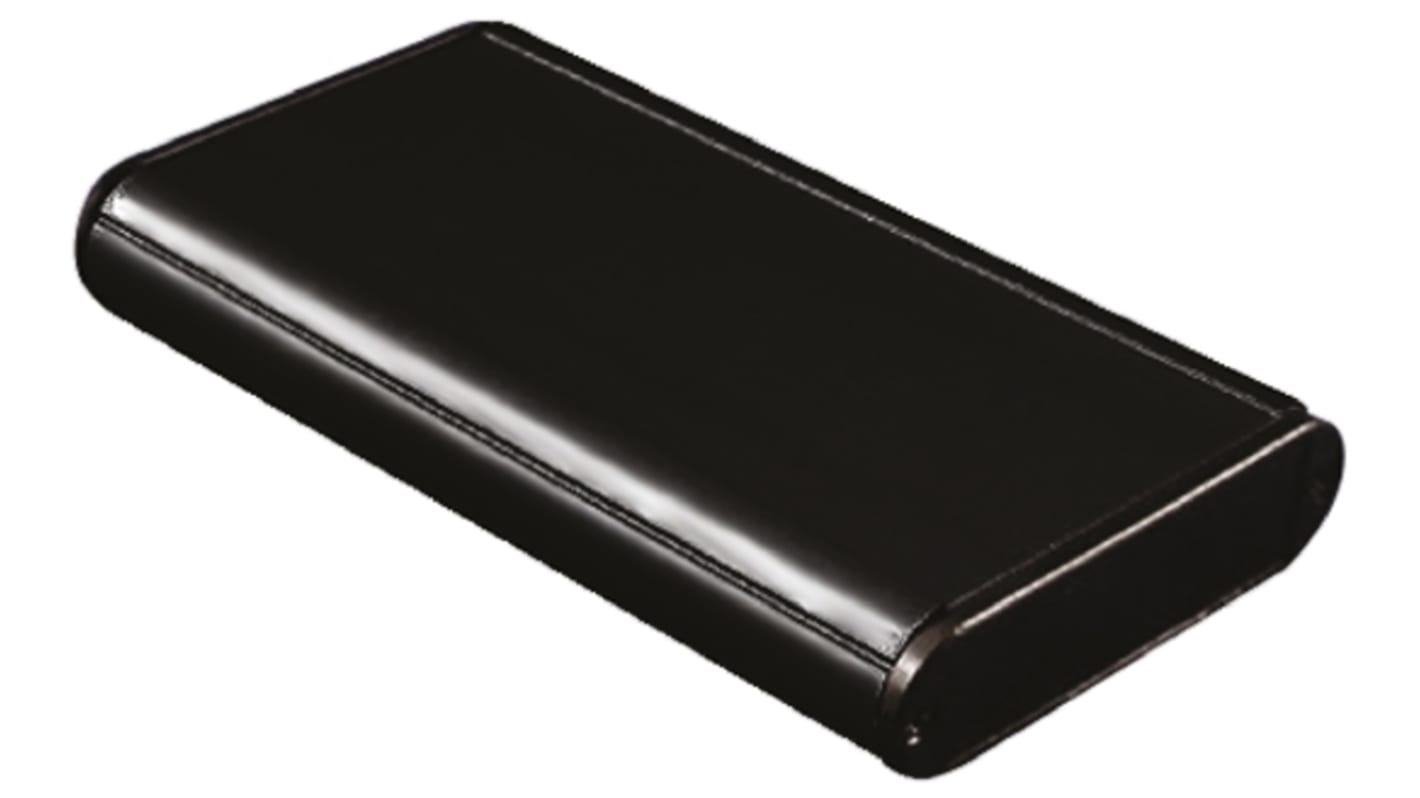 Boîtier Hammond 1455 en Aluminium, 121 x 72.04 x 19mm, Noir IP54