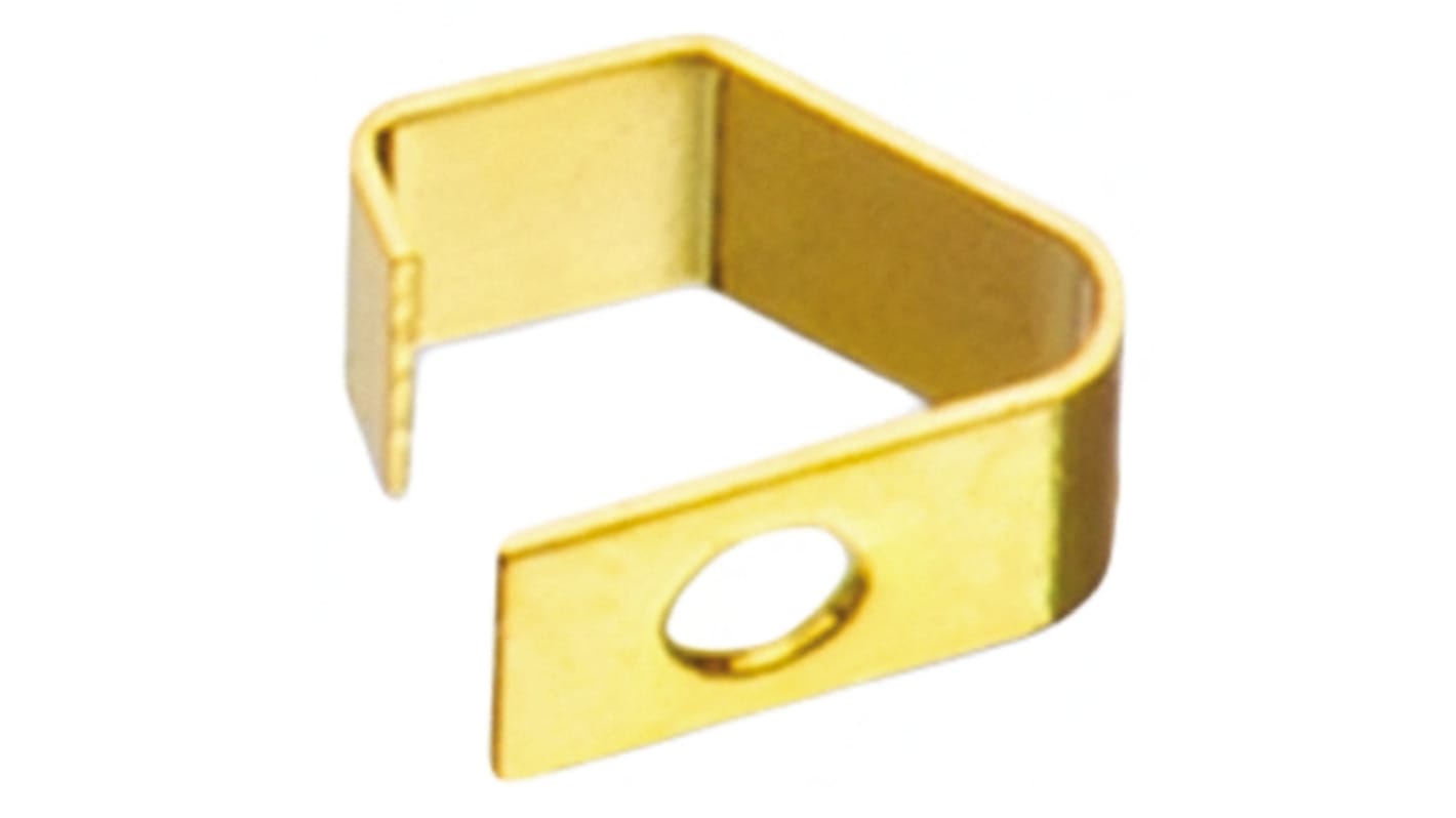 Contact Finger, Cobre-berilio chapado en oro, Fijación Tornillo, 2.7mm x 1.5mm x 2mm