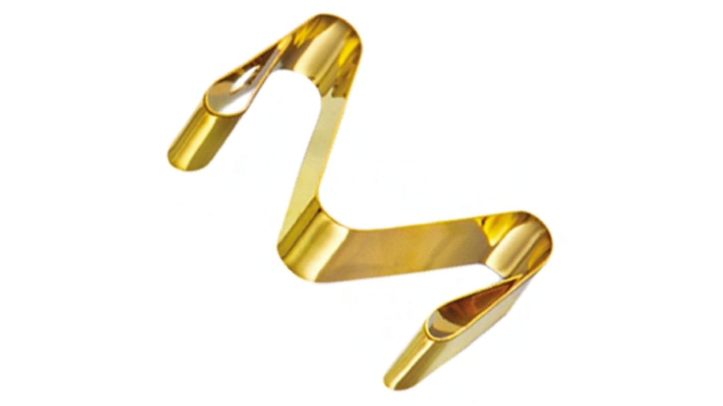 331061603010, Contact Finger of Gold Plated Beryllium Copper With Mounting Screw 6mm x 3mm x 10mm
