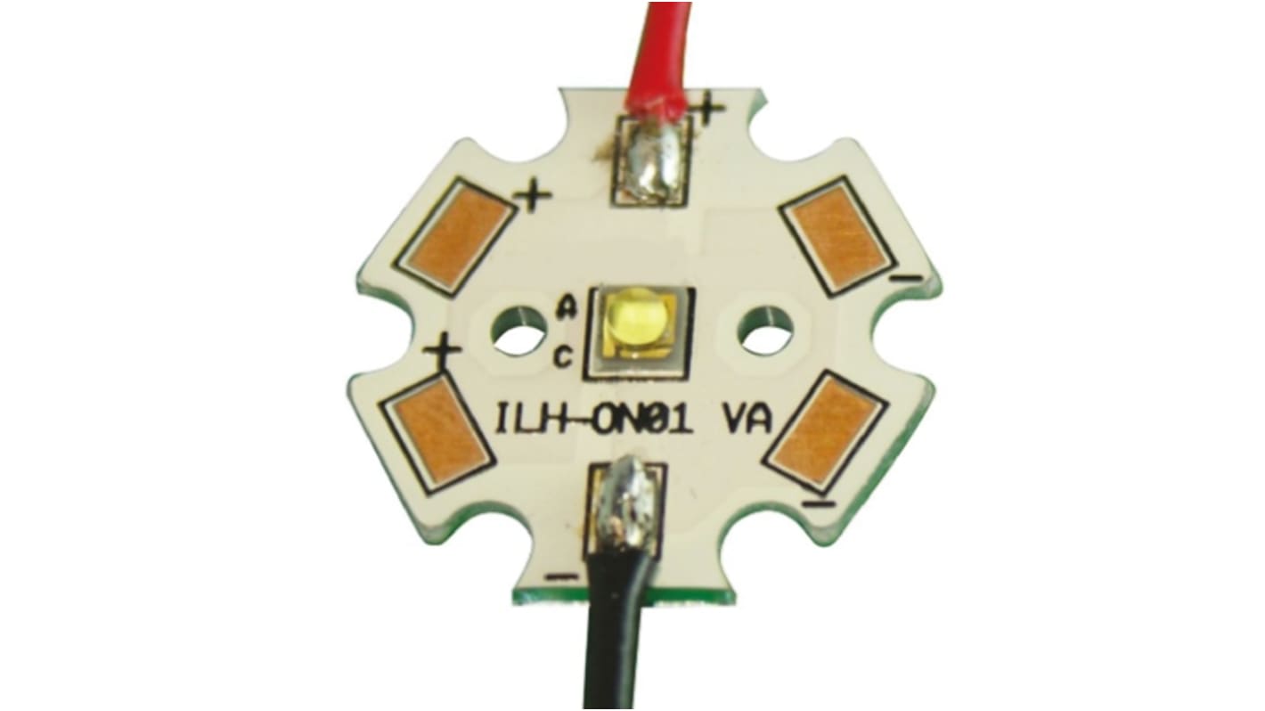 Tablica LED ILH-OO01-DEBL-SC211-WIR200., 1100 mW, kolor: Niebieski, ILS, OSLON Square 1+ PowerStar