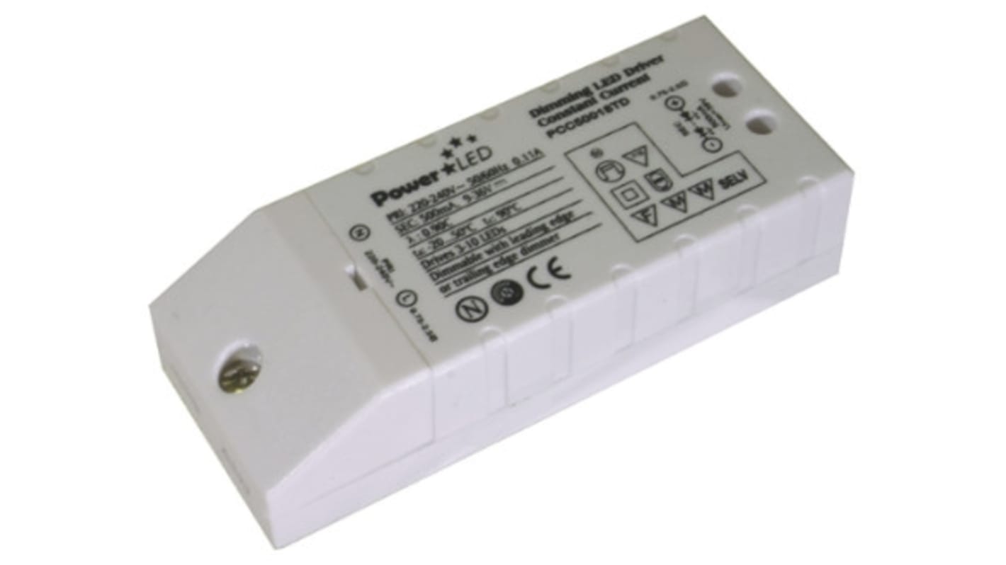 PowerLED LED Driver, 18 → 36V Output, 18W Output, 500mA Output, Constant Current Dimmable