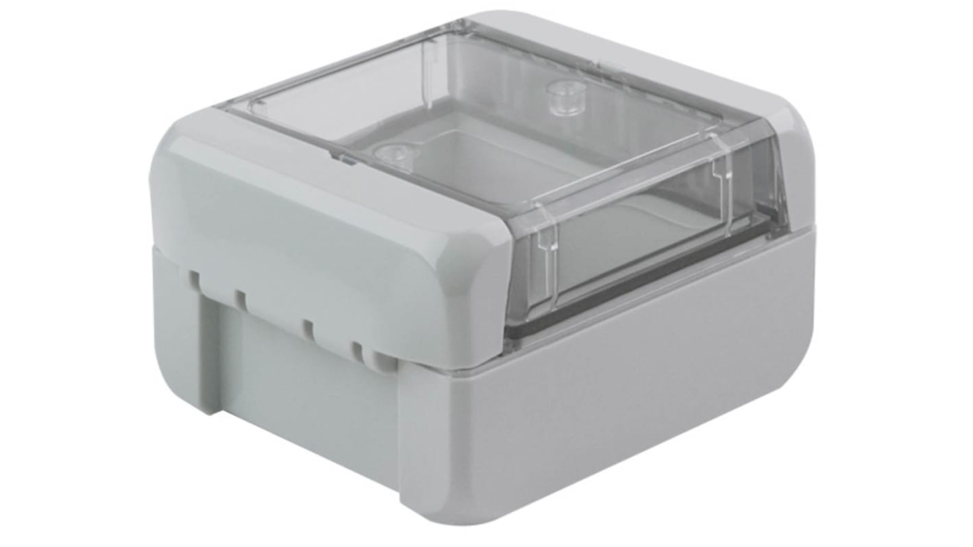 Bopla PC V0外壳, IP66, IP68, IK07, 浅灰色, 89 x 80 x 47mm, Bocube系列