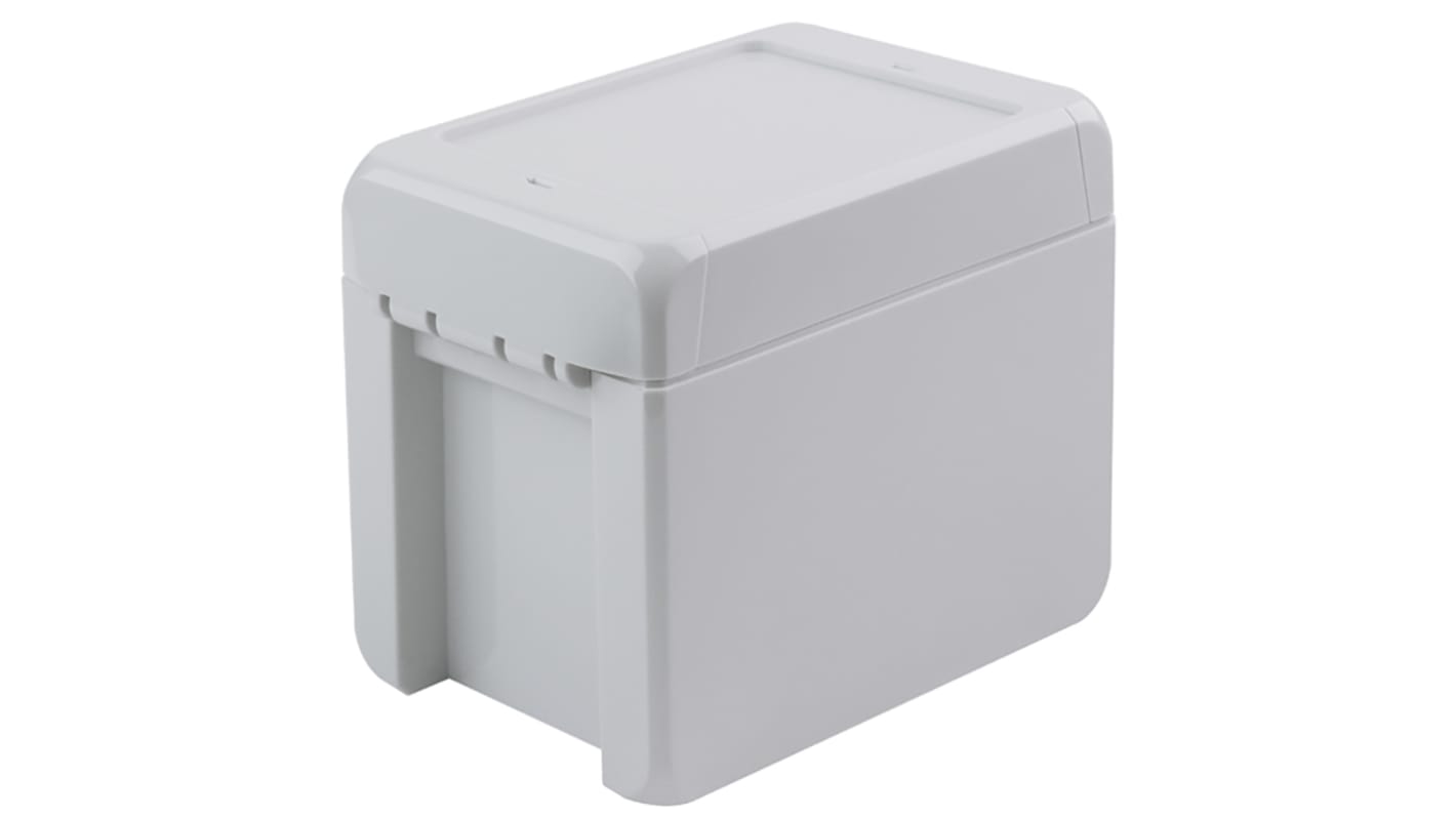 Bopla Bocube Series Light Grey ABS Enclosure, IP66, IP68, Light Grey Lid, 113 x 80 x 90mm