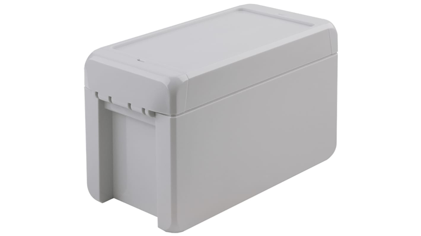 Bopla Bocube Series Light Grey ABS Enclosure, IP66, IP68, Light Grey Lid, 151 x 80 x 90mm