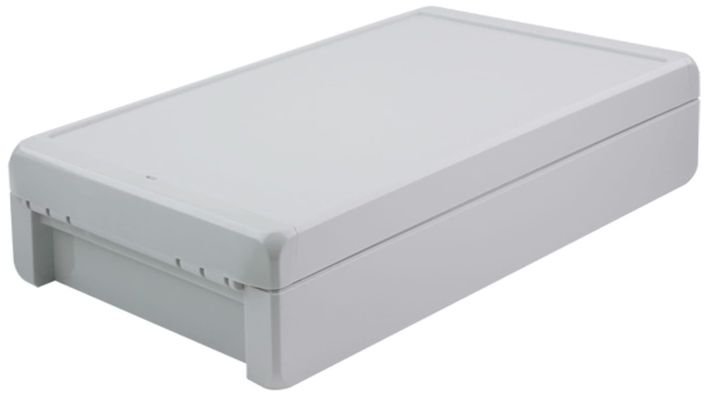 Bopla Bocube Series Light Grey Polycarbonate V0 Enclosure, IP66, IP68, IK07, Light Grey Lid, 271 x 170 x 60mm