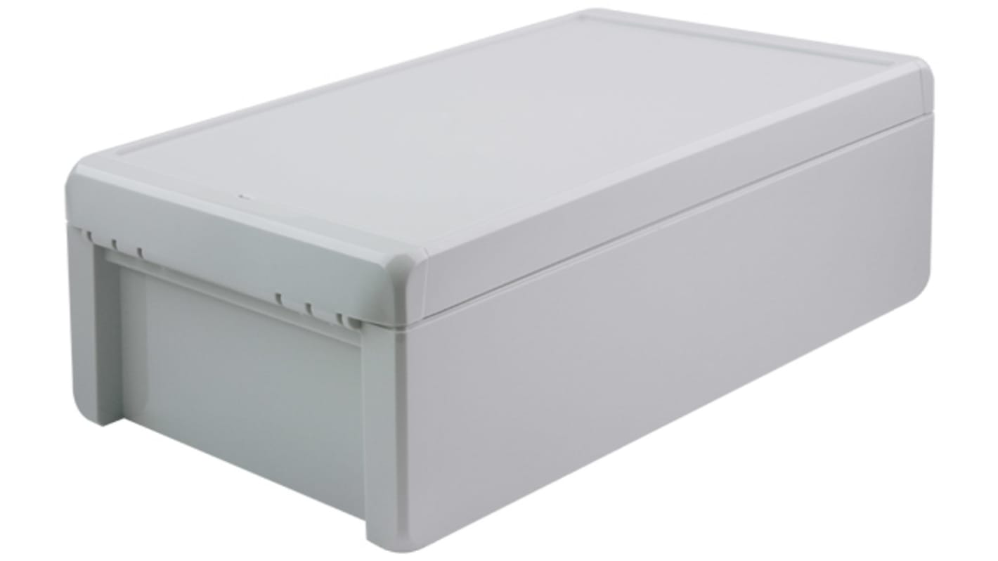 Bopla Bocube Series Light Grey ABS Enclosure, IP66, IP68, Light Grey Lid, 271 x 170 x 90mm