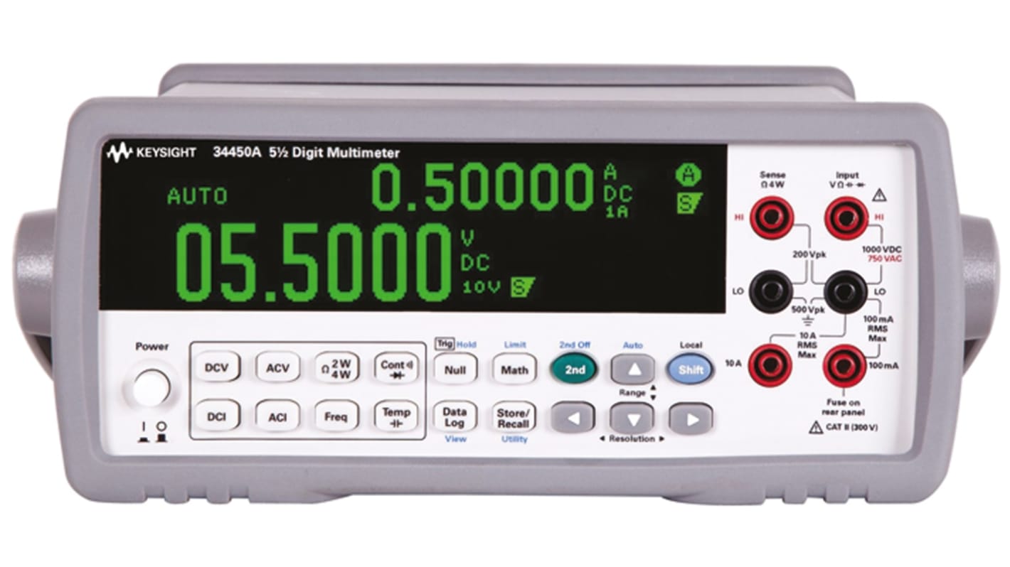 Multimètre Multimètres numériques Truevolt 34450A Keysight Technologies de table, 750V c.a. 10A c.a.