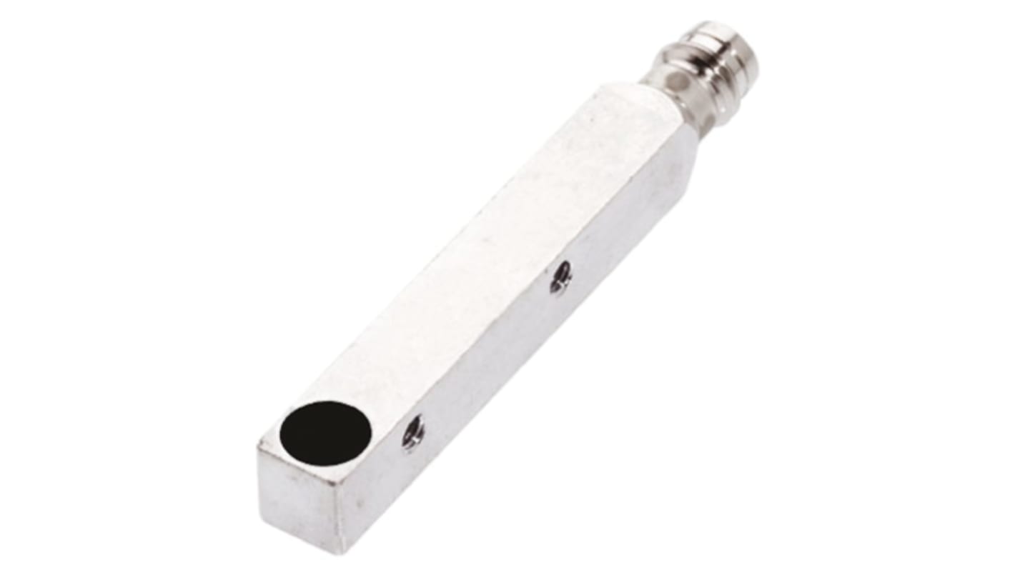 BALLUFF Inductive Block Proximity Sensor, M8, 2 mm Detection, PNP NO, 10 → 30 V dc