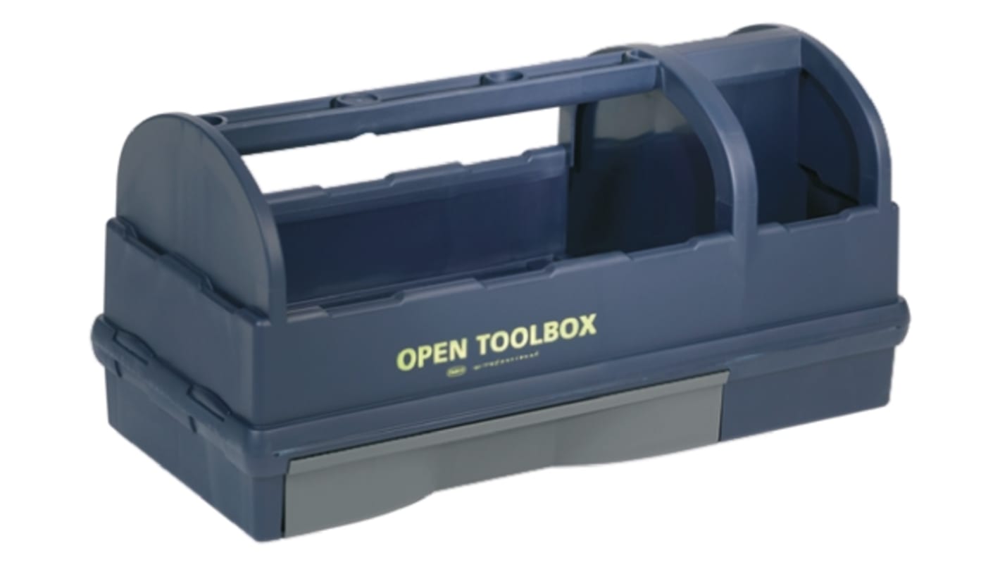 Raaco Open 3 1 drawer  Plastic Tool Box, 228 x 476 x 228mm