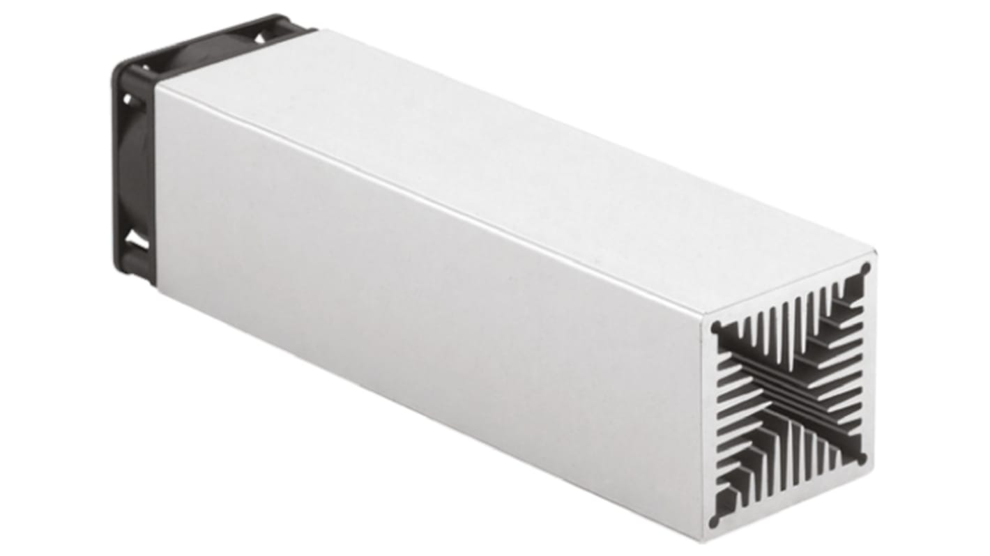 Fischer Elektronik Heatsink, Universal Rectangular Alu with fan, 0.5K/W, 75 x 50 x 50mm, PCB Mount