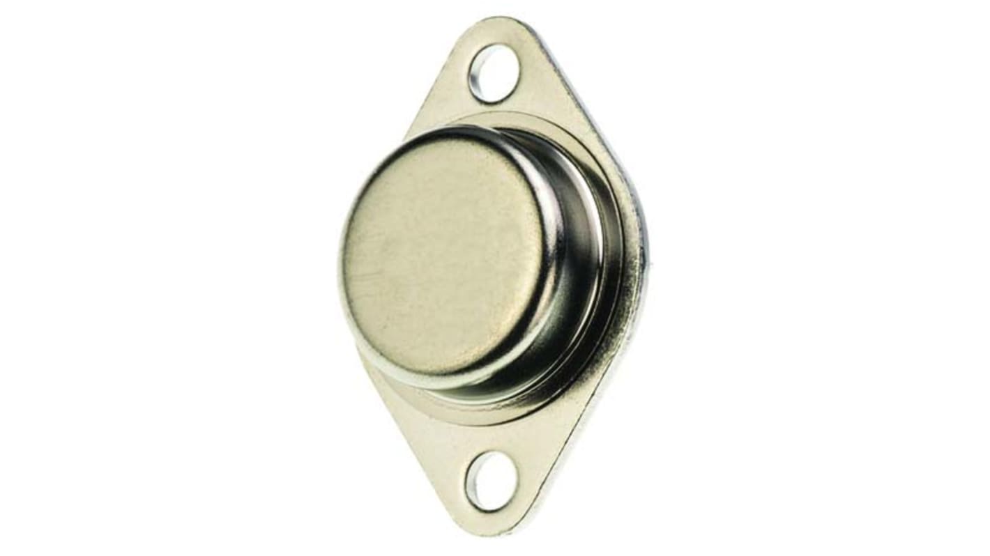 Transistor NPN onsemi, 2 Pin, TO-204AA, 20 A, 90 V, , Montaggio su foro
