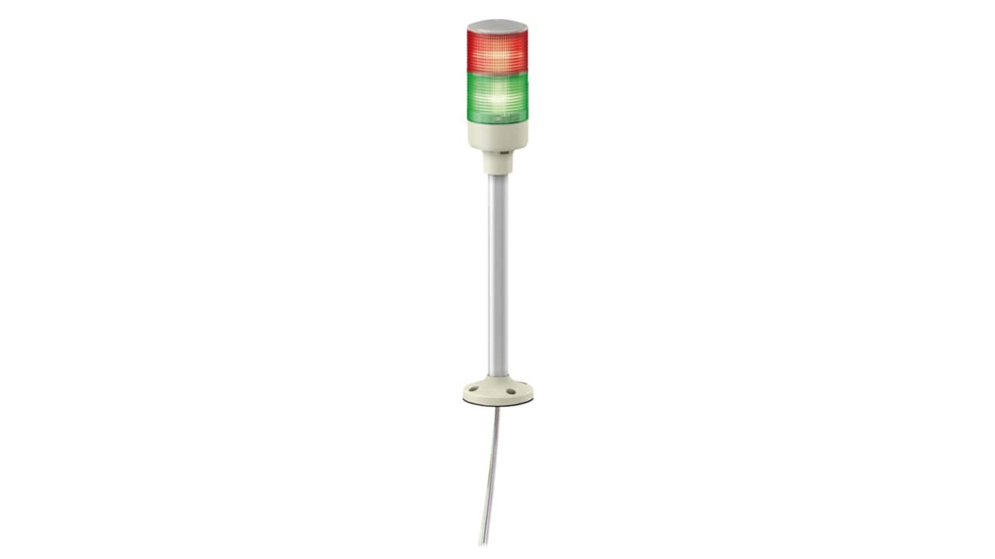 Schneider Electric LED多层警示灯, 2个发光元件, Φ70mm底座, 451.7mm高, Harmony XVG系列