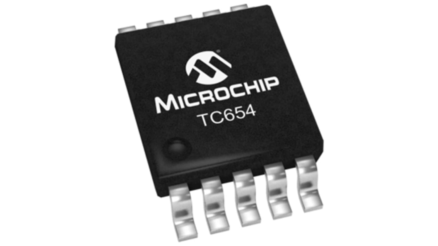 Microchip Motor Driver IC TC654EUN, MSOP, 10-Pin, 5mA, BLDC