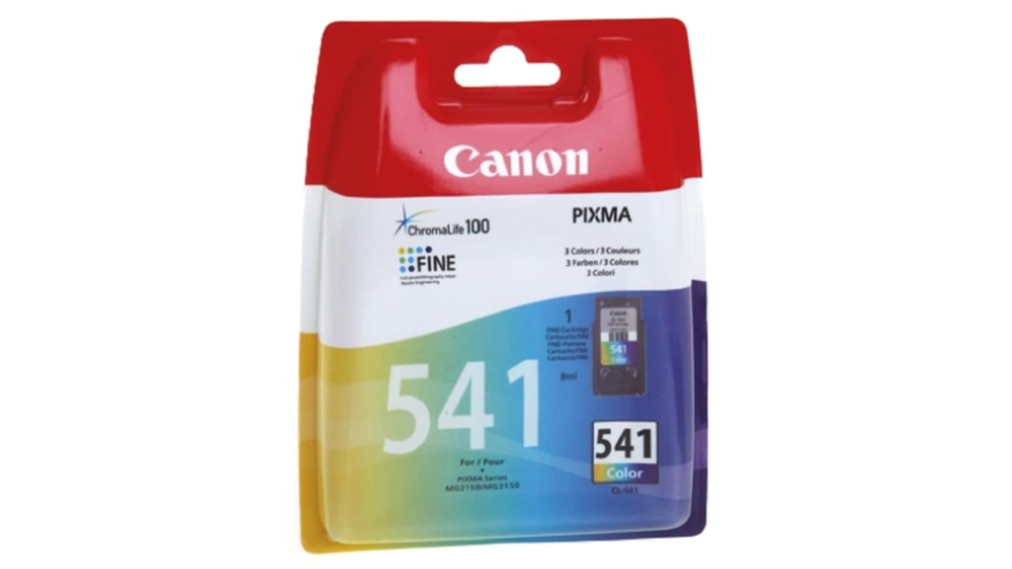 Wkład z atramentem, kolor: Cyjan, magenta, żółty, CL-541, Canon