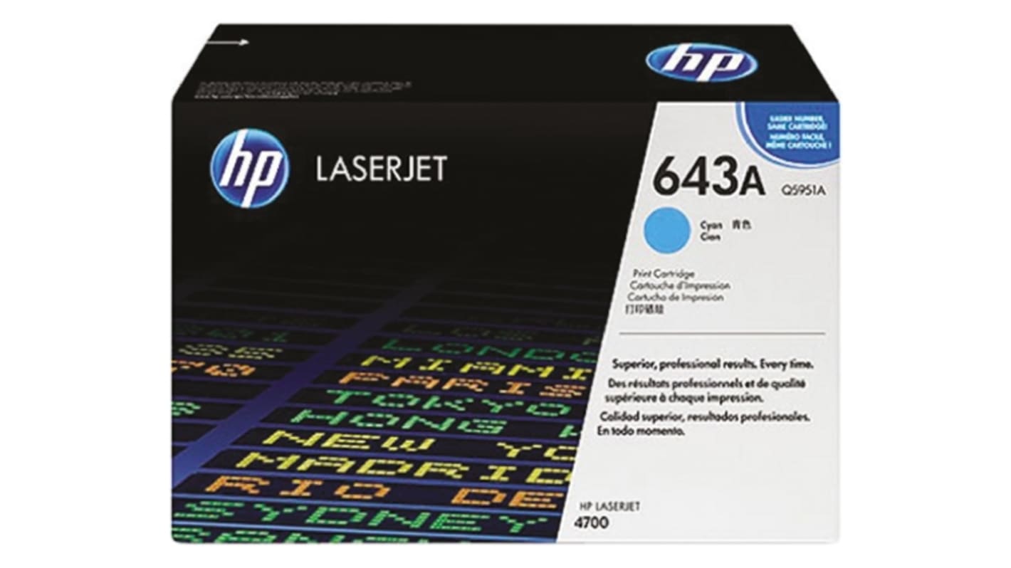 Hewlett Packard Q5951A Cyan Toner Cartridge,  HP Compatible