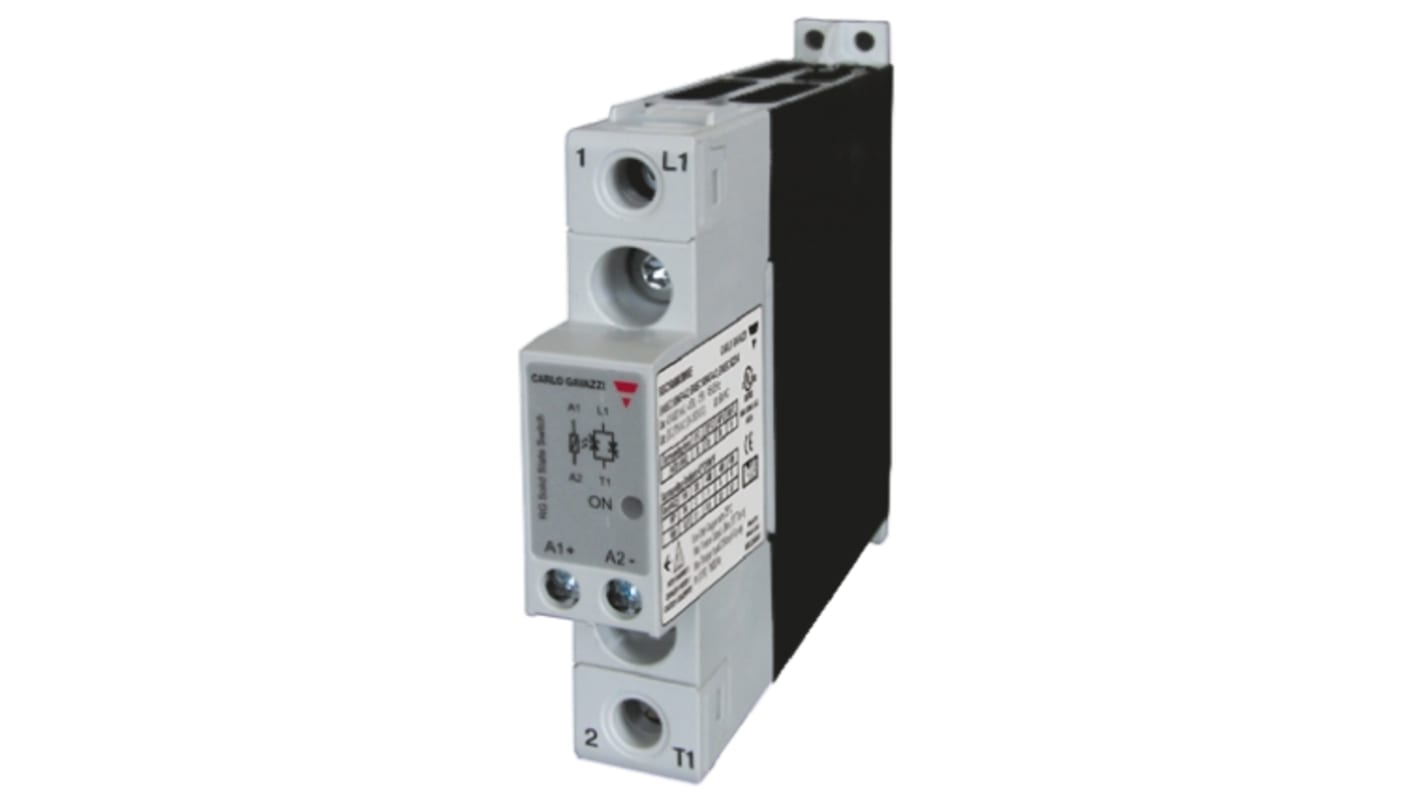 Carlo Gavazzi Solid State Relay, 20 A Load, Panel Mount, 600 V ac Load, 190 V dc, 275 V ac Control