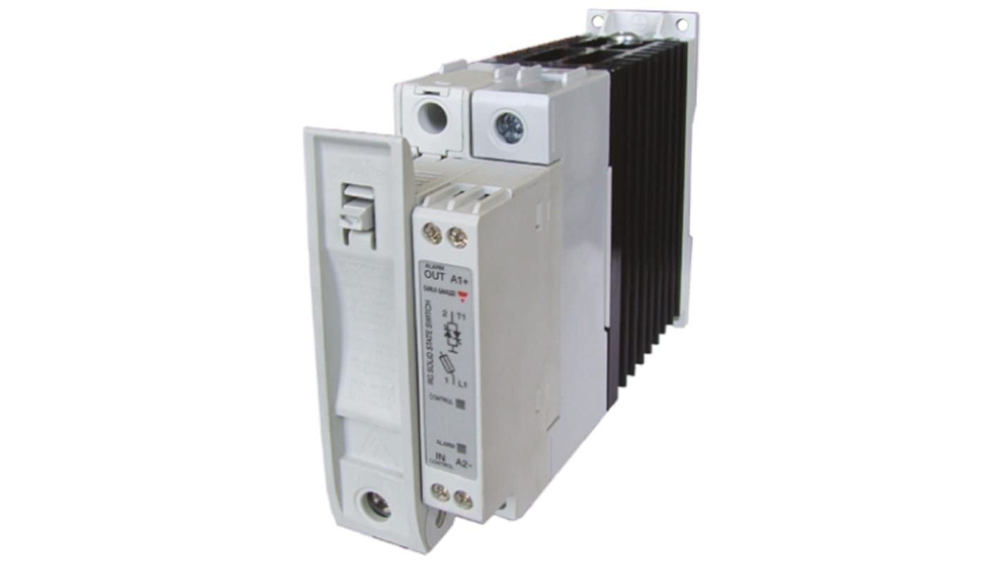 Carlo Gavazzi Solid State Relay, 30 A Load, DIN Rail Mount, 600 V ac Load, 32 V dc Control