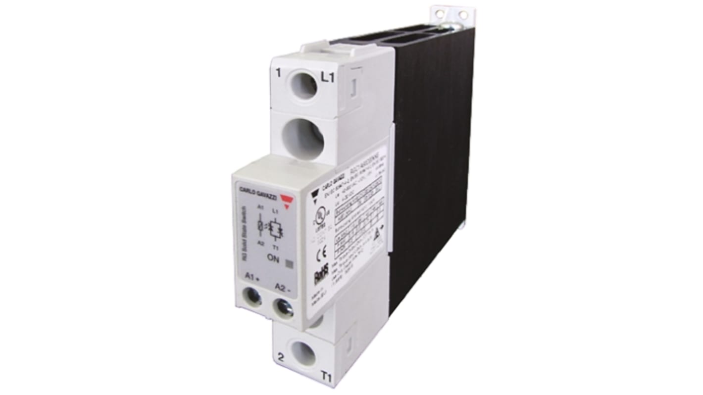 Carlo Gavazzi Solid State Relay, 30 A Load, Panel Mount, 240 V ac Load, 32 V dc Control