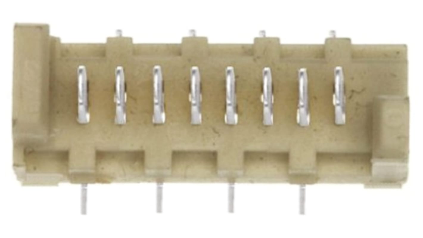 Molex IDC连接器, 公插, 8p, 1.27mm间距, 2排, SMT安装, IDC端接, 直向, Picoflex系列