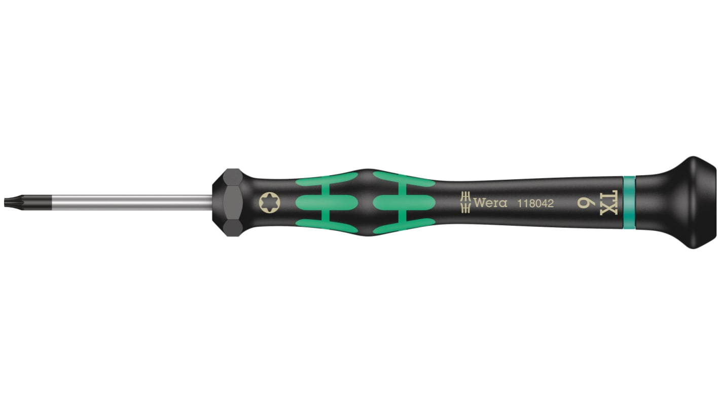 Wera 精密ドライバ, トルクス, チップサイズ：T6, 05118042001