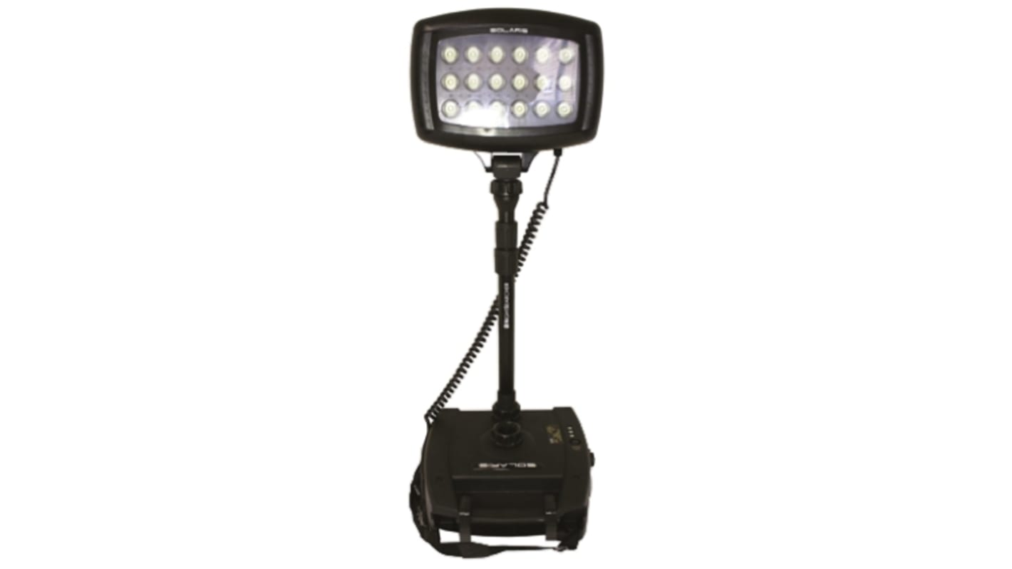 Nightsearcher NSSOLARISLITE-LI-ION16K-2A Rechargeable LED Work Light, IP65