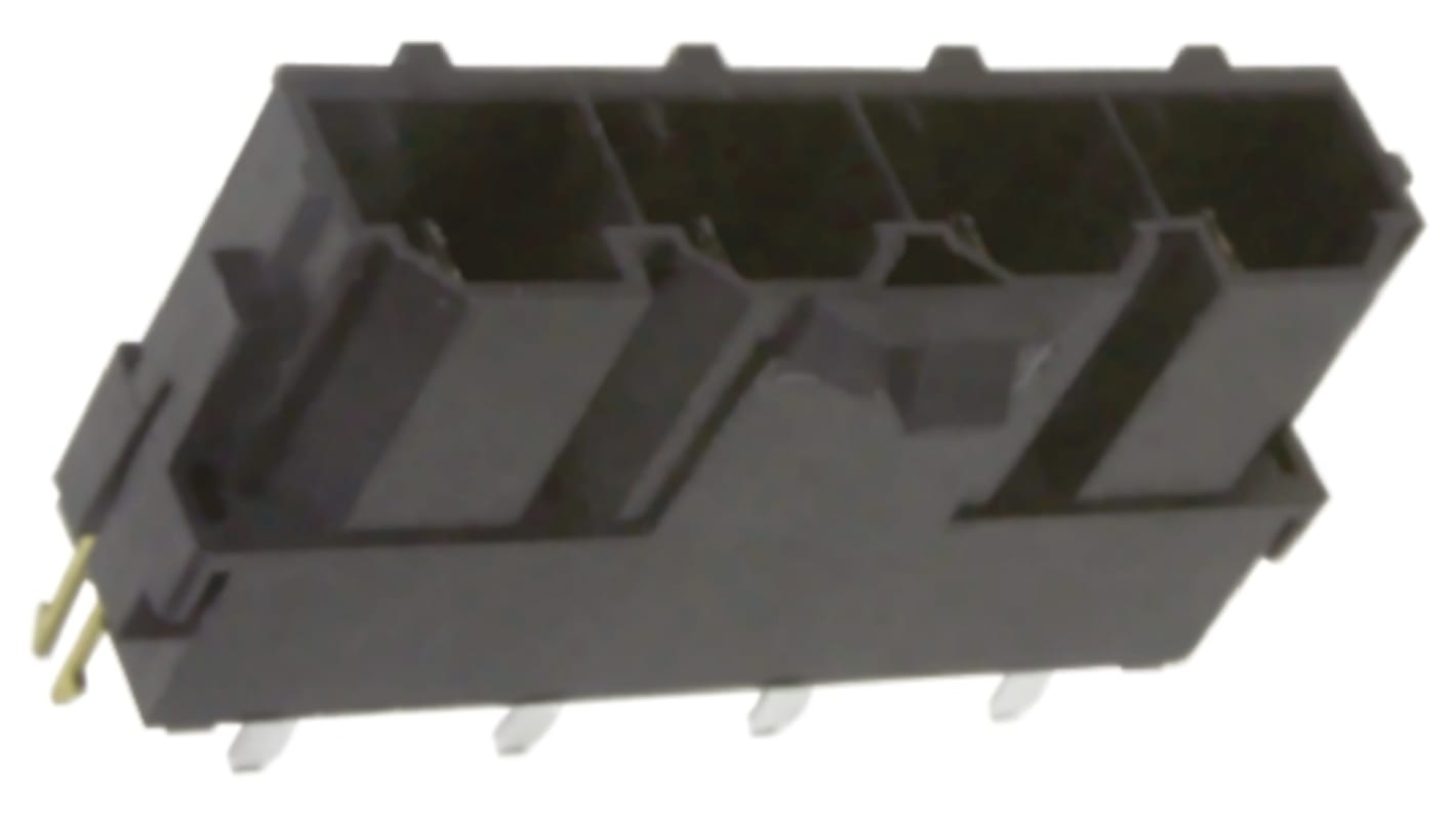 Molex Mini-Fit Sr. Series Straight Through Hole PCB Header, 2 Contact(s), 10.0mm Pitch, 1 Row(s), Shrouded