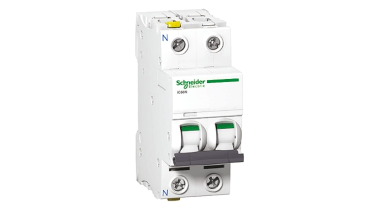 Schneider Electric iC60H MCB Leitungsschutzschalter Typ C 40A 230V, Abschaltvermögen 10 kA Acti 9 DIN-Schienen-Montage