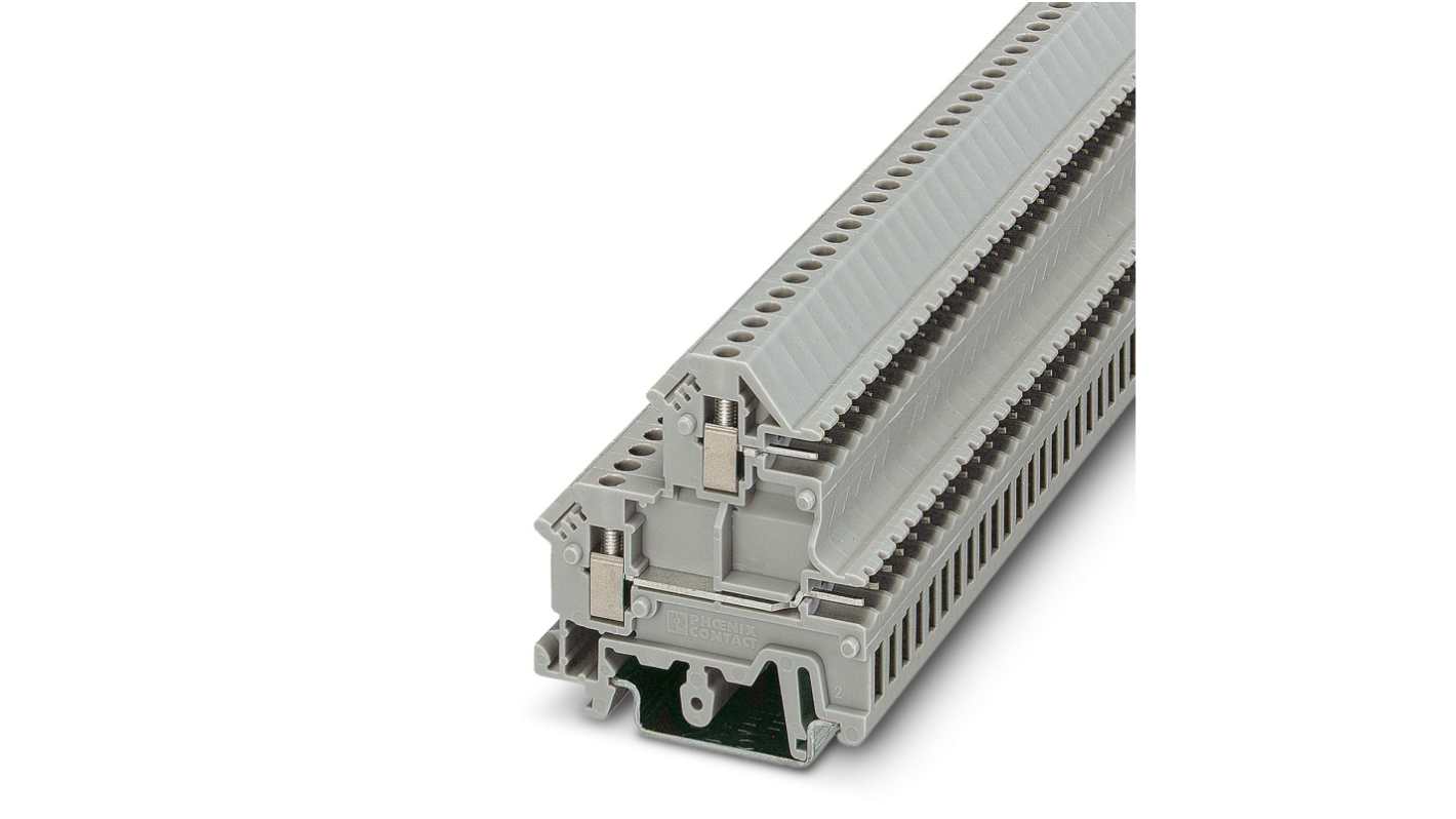 Morsetti portafusibili componibili Phoenix Contact, Grigio, livello Doppio, con fusibile, 12A