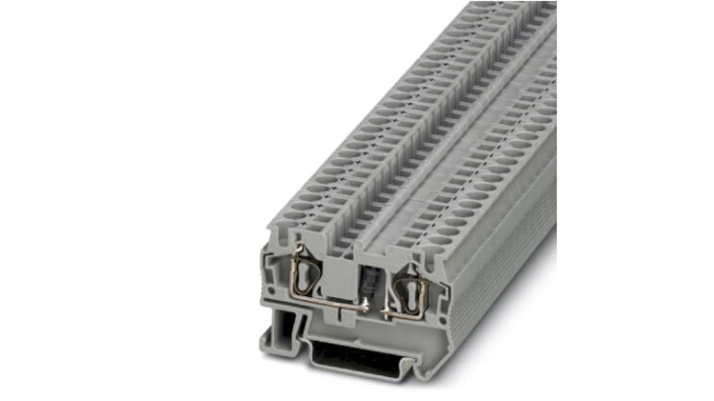 Phoenix Contact 3035234 ST 4-DIO 1N 5408/L-R Series Grey, Single-Level, Spring Clamp Termination
