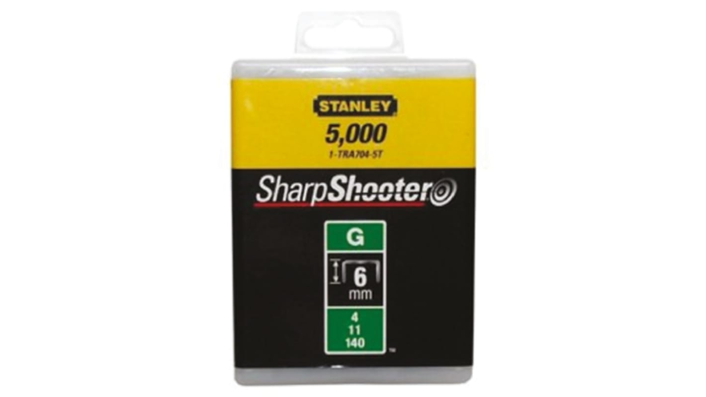 Stanley 6mm Staples 5000 Per pack