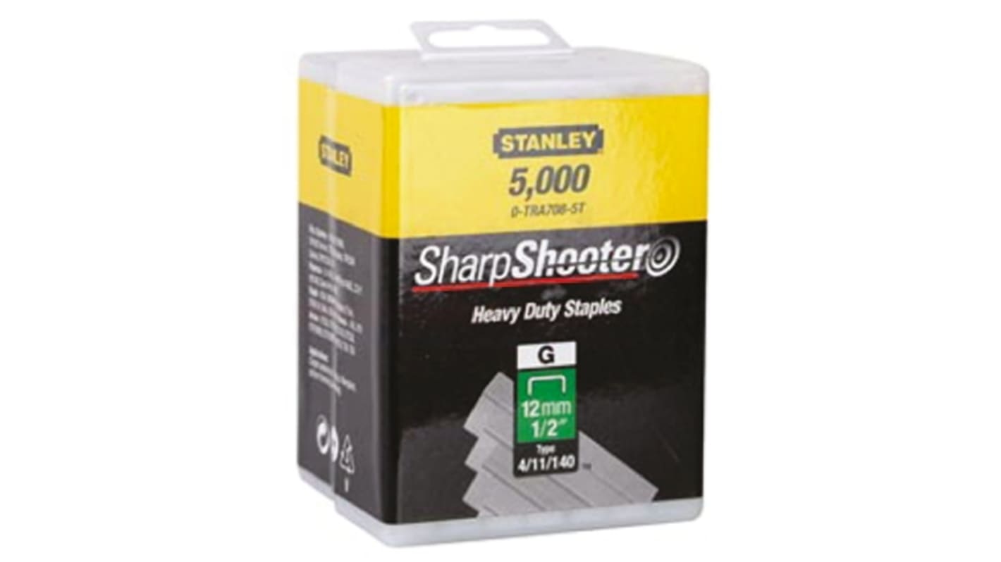 Stanley 12mm Staples 5000 Per pack