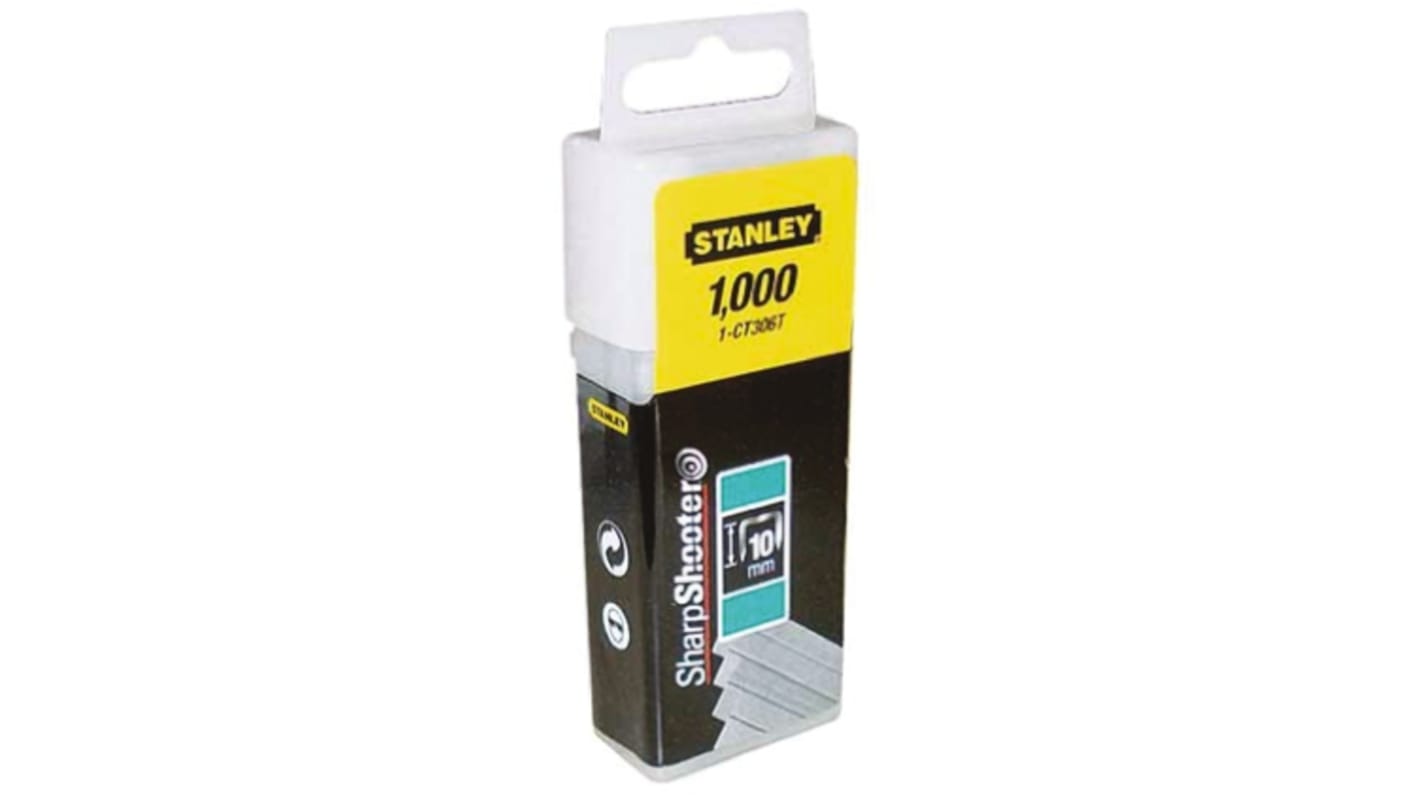 Stanley 10mm Staples 1000 Per pack