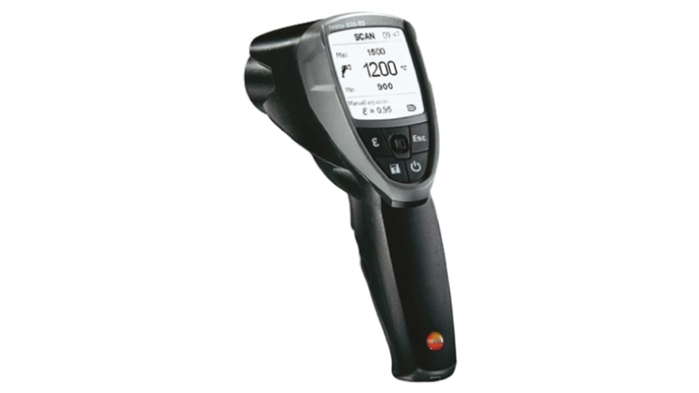 Testo 835-T2 Infrared Thermometer, -10°C Min, ±1 %, ±2.0 °C Accuracy, °C Measurements