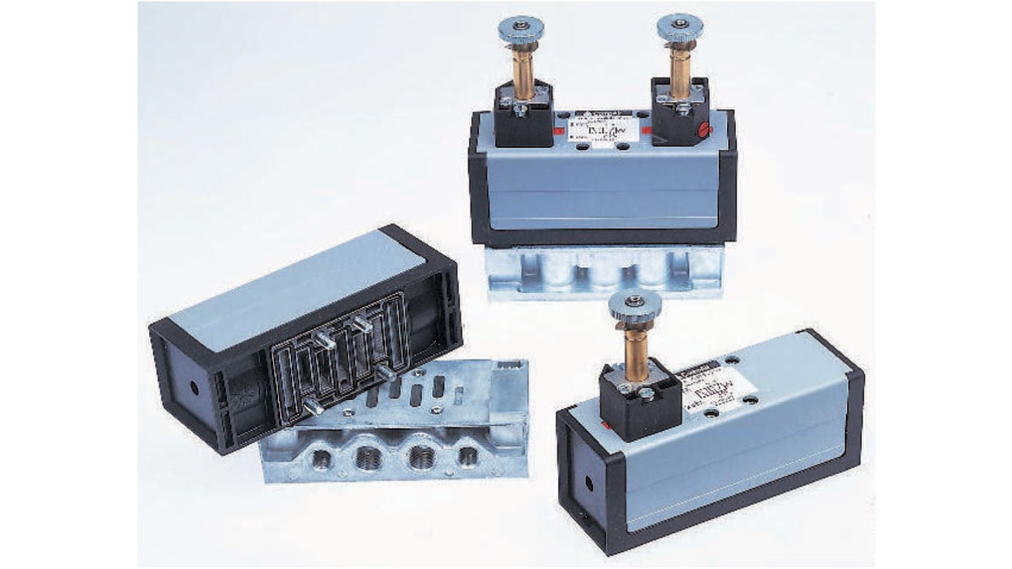 Parker Pneumatiske solenoidventiler, serie DX, 5/2, Magnet/magnet, Manifold, 1230l/min