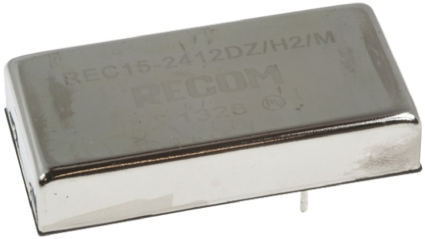 Convertidor dc-dc 15W, Salida ±12V dc, ±625mA, ±1.2% Sí