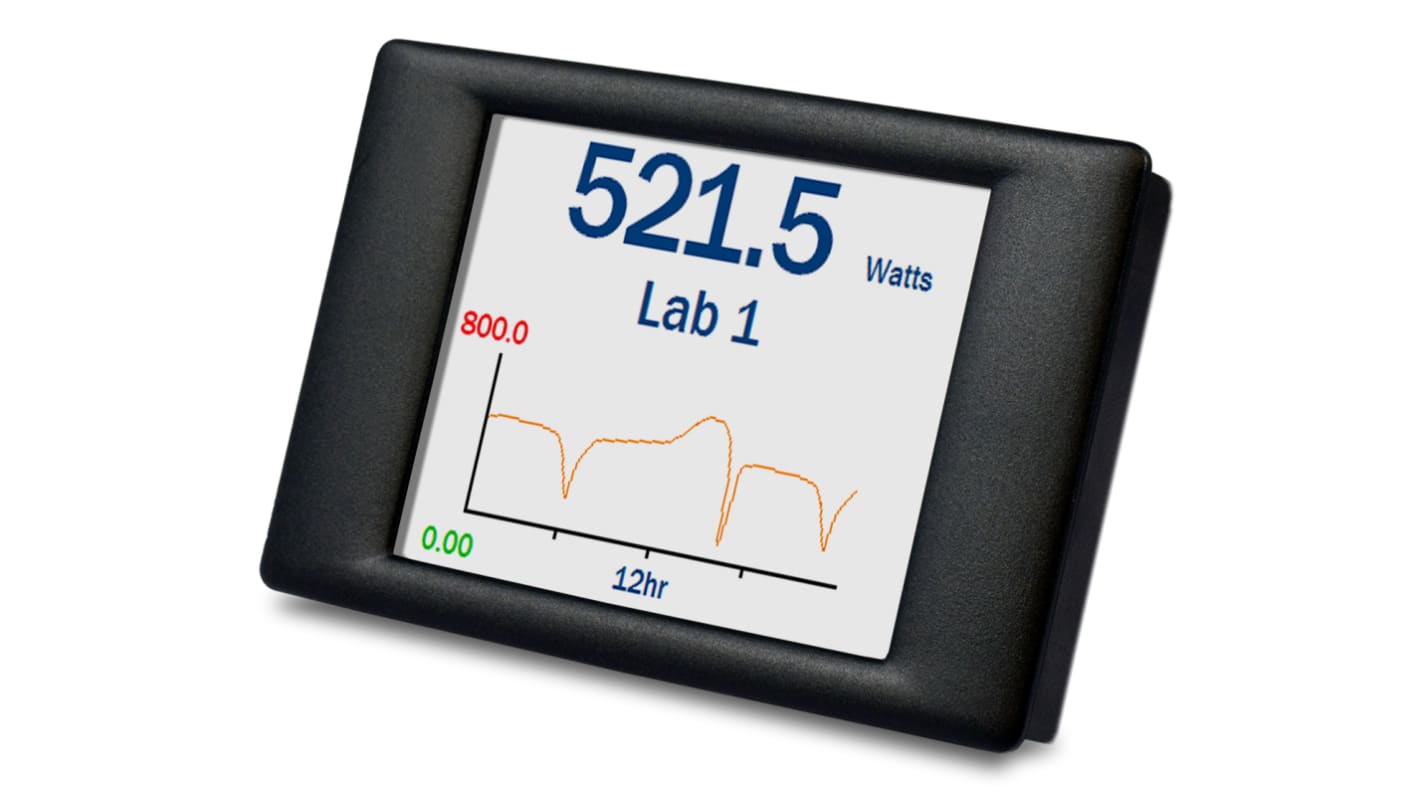 Lascar PanelPilot TFT Digital Panel Multi-Function Meter for Current, 54.5mm x 87mm