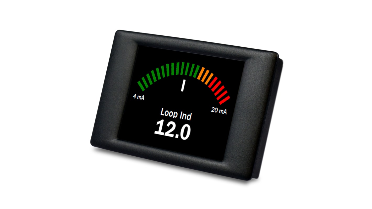 Lascar PanelPilot TFT Digital Panel Multi-Function Meter for Current, 46mm x 74mm