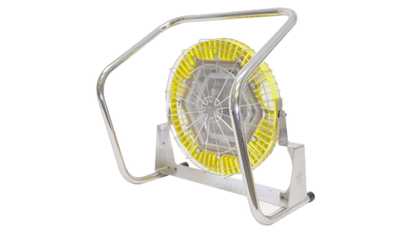 Dialight 150 W Portable Floodlight Hazardous Area Light, 1, LED, Temp T5, 100 to 277 V ac, ATEX