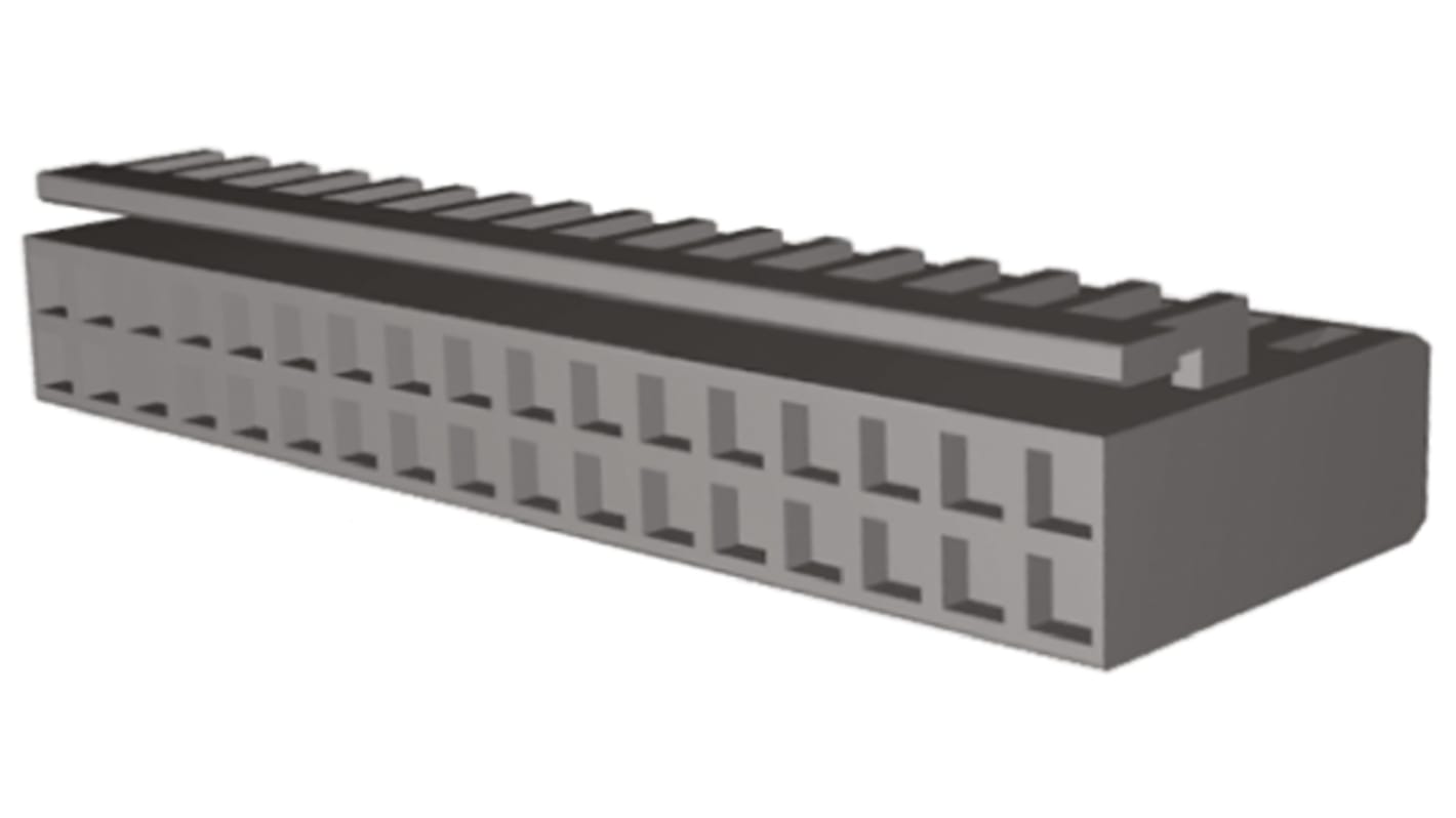 TE Connectivity, AMPMODU MOD IV Female Connector Housing, 2.54mm Pitch, 34 Way, 2 Row