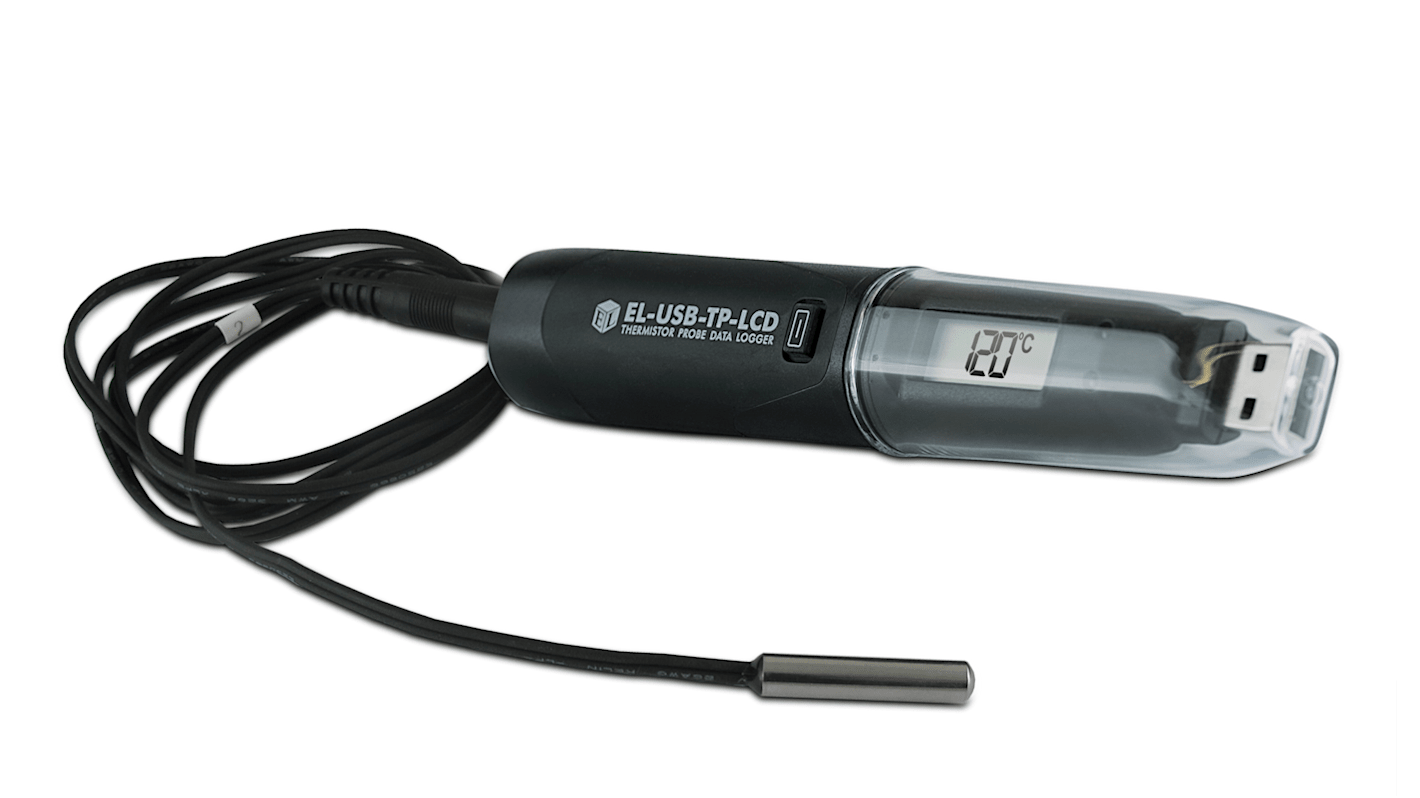 Lascar EL-USB-TP-LCD Temperature Data Logger, USB, 1 Input Channel(s)